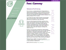 Tablet Screenshot of finnandconway.com